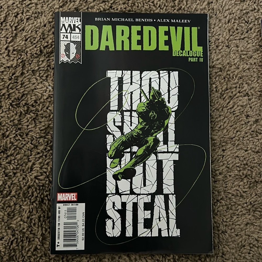 Marvel‎ Knights Comics Daredevil #74 Decalogue Part IV thou shall not steal